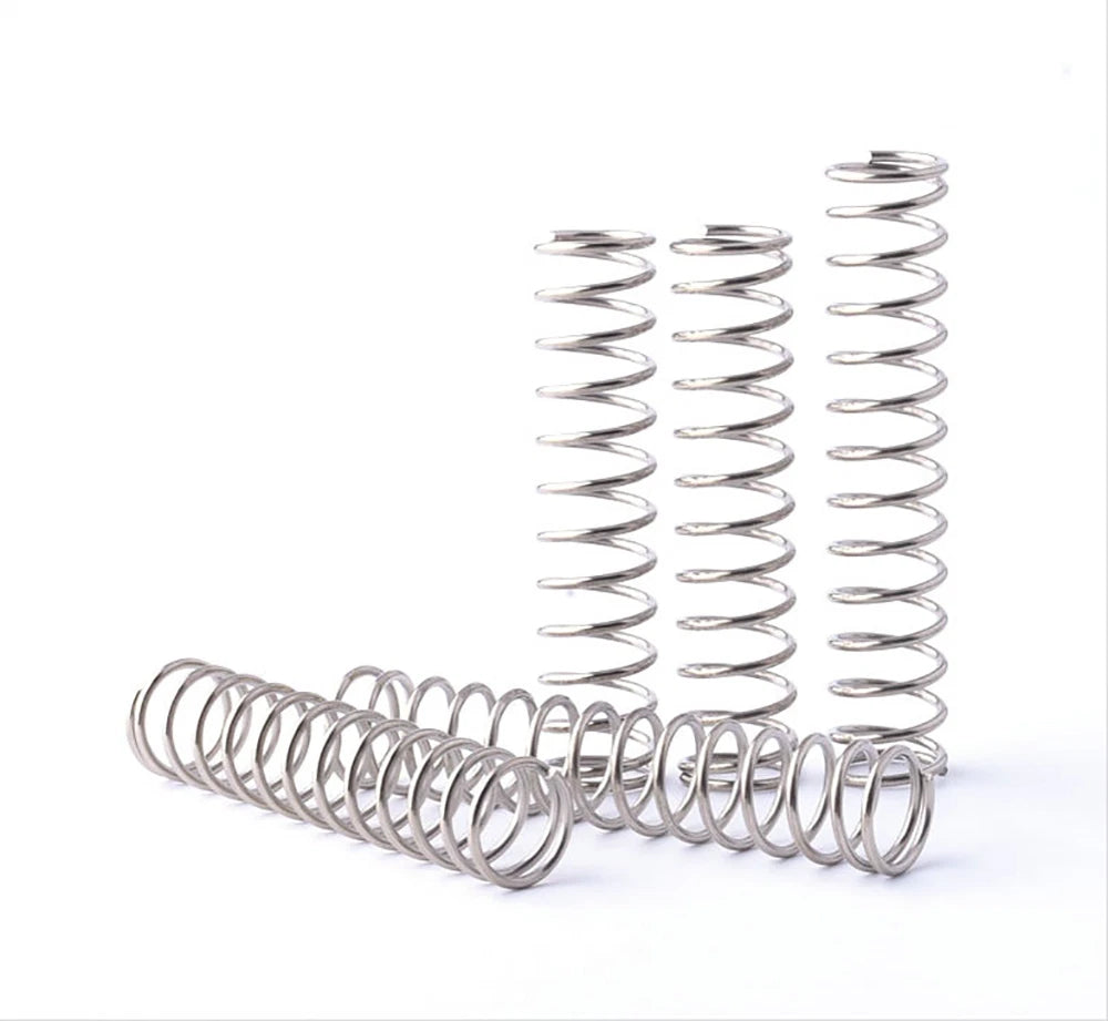304 Stainless Steel Compression Springs Wire Diameter 0.9/1mm Pressure Small