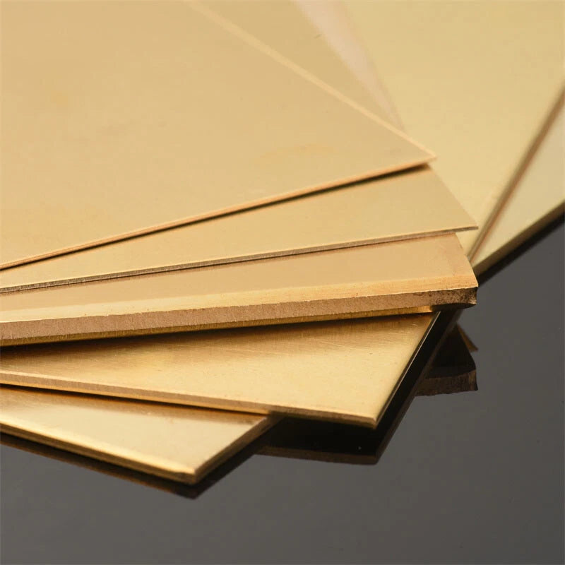 Brass Plate Sheet Thick 0.3/0.5/0.8/1/1.5mm-8mm Brass Metal Thin Sheet Plate