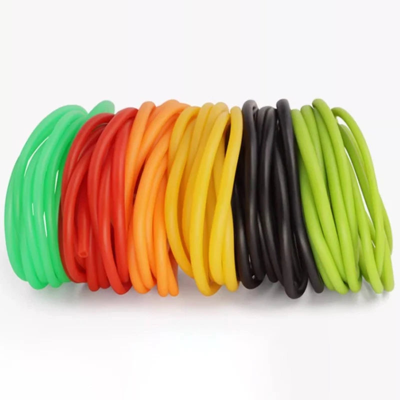Natural Latex Rubber Tubing — High-Elastic Hollow & Solid Tube for Fishing, Slingshots & DIY