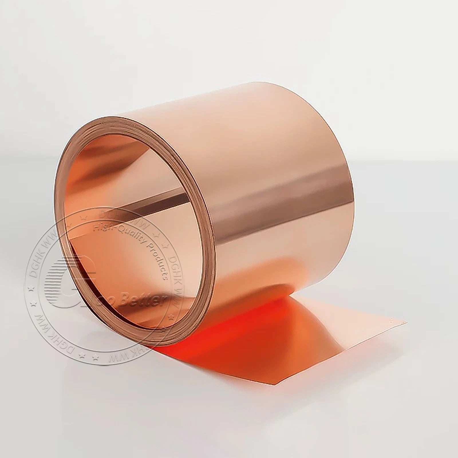 Copper Sheet Strip 0.2mm-2mm Widths Flexible Pure Copper C101 5mm-100mm Width