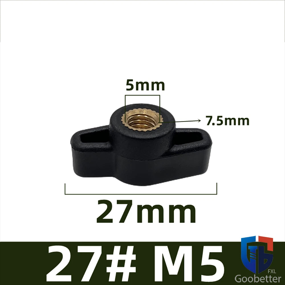 Male Wing Knob Bolt M5 M6 M8 Clamping Thumb Nut Z-handles Screws Stainless Steel