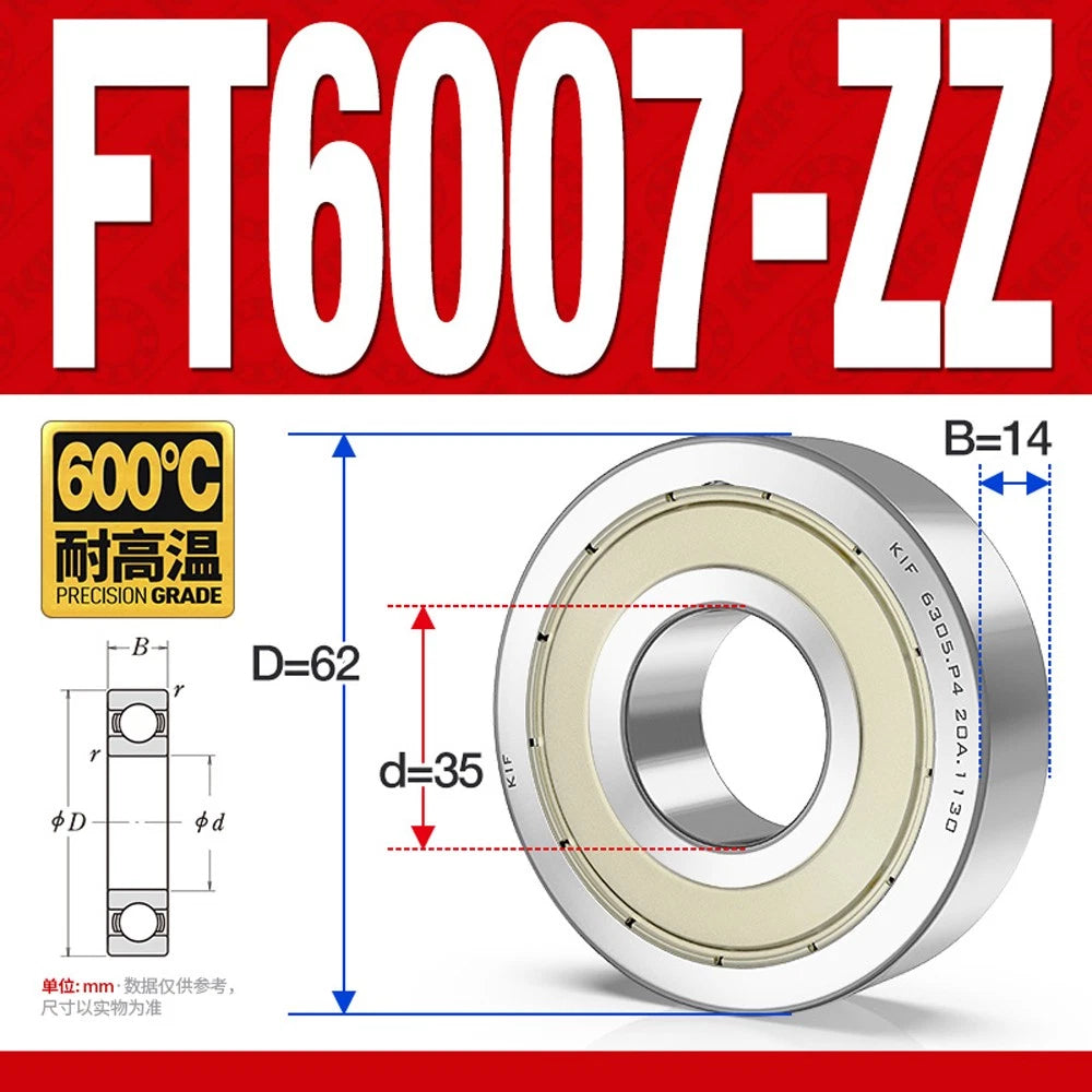 Deep Groove Ball Bearing Bearings Inner-Ø 10/12/15/17/20/25/30/35mm Various Size