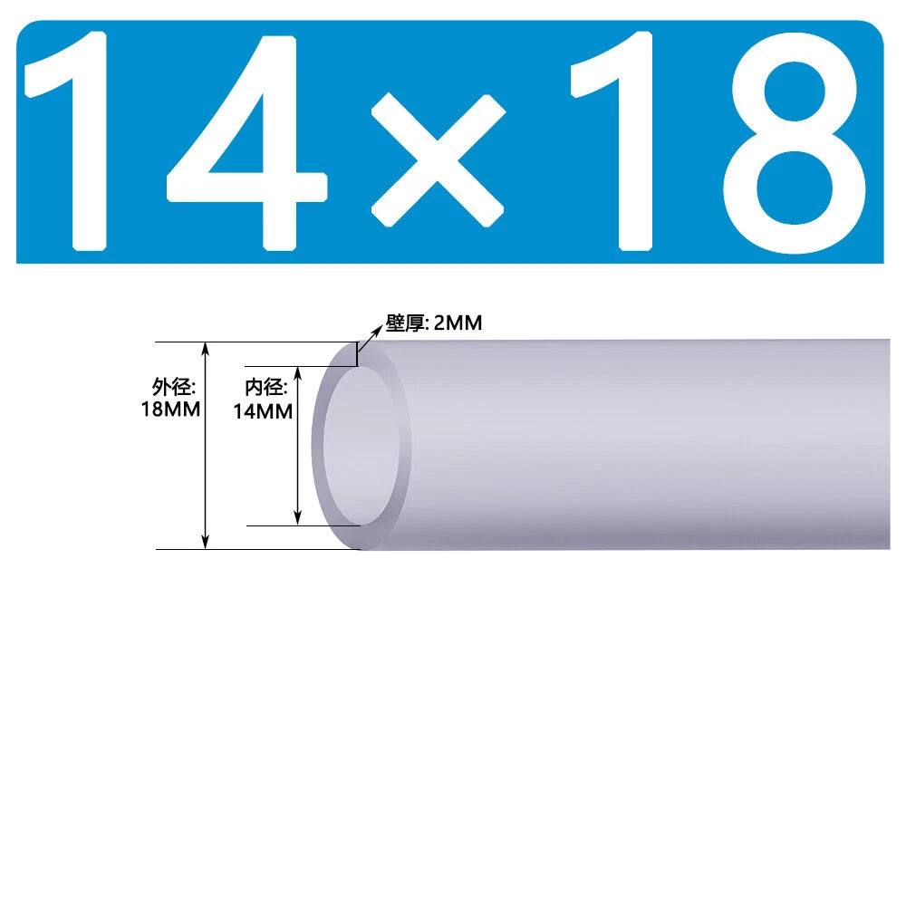 Food Grade Clear Silicone Tube Beer Milk Hose Pipe Soft Rubber ID 0.5mm - 38mm