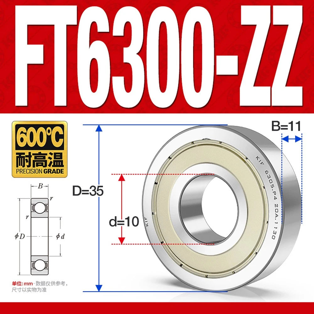 Deep Groove Ball Bearing Bearings Inner-Ø 10/12/15/17/20/25/30/35mm Various Size
