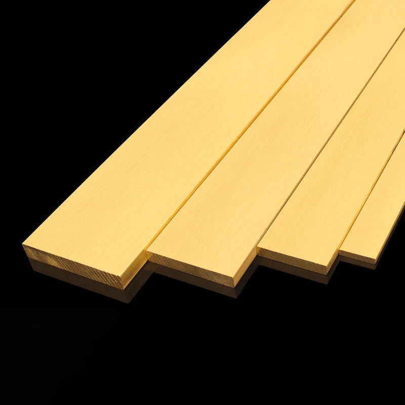 H62 Brass Sheet Plate Metal Strip Flat Bar 0.3mm-32mm Thick 10mm-300mm Length