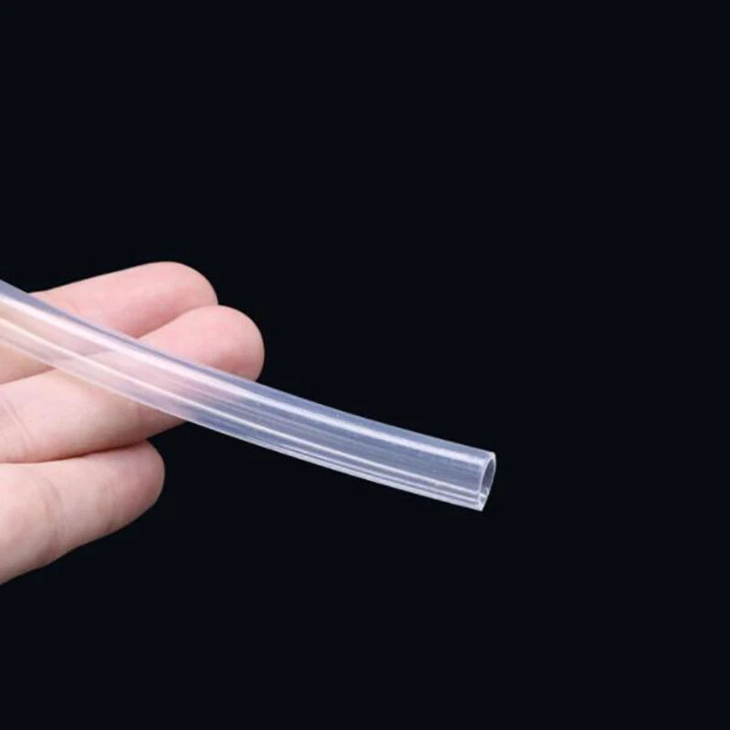Food Grade Silicone Tubing — Transparent Rubber Hose ID 0.5–60mm for Brewing, Milk & Fluid Transfer