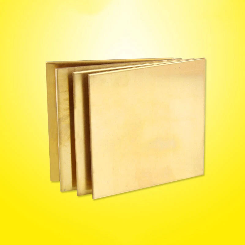 Thick 1mm 2mm 3mm 4mm 5mm H59 Brass Solid Plate Sheet L 100mm 150mm 200mm 300mm