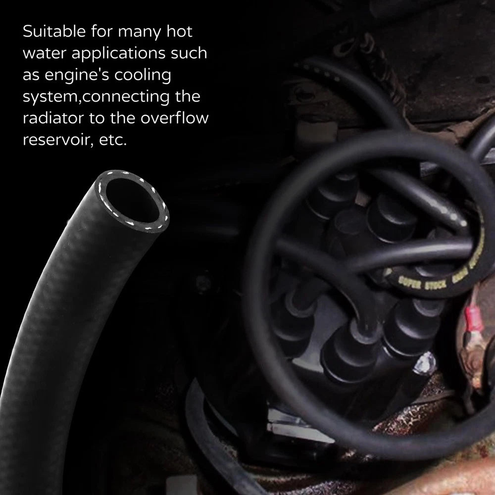 EPDM Flexible Coolant Hose — Car Heater & Radiator Water Pipe, SAE J20R3