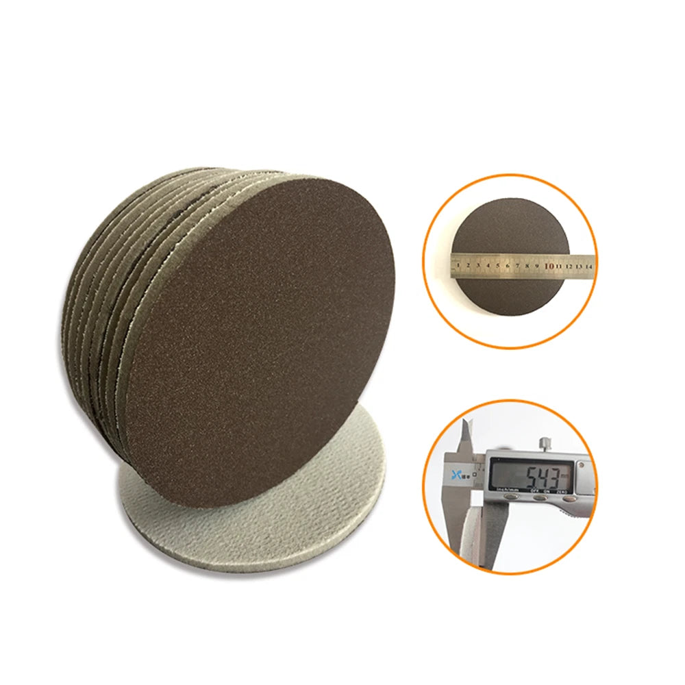 25mm-125mm Sponge Polishing Sanding Discs Hook Loop Sandpaper Red Grit 300-2000