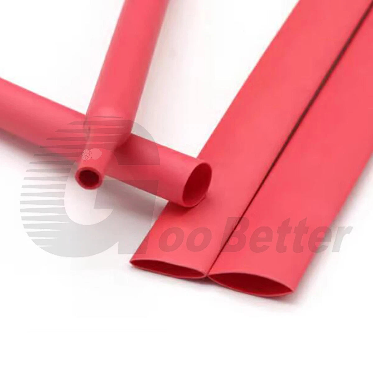 Red Heat Shrink Tubing — 2:1, 3:1 & 4:1 Ratios | Φ0.6mm–80mm | Adhesive & Non-Adhesive