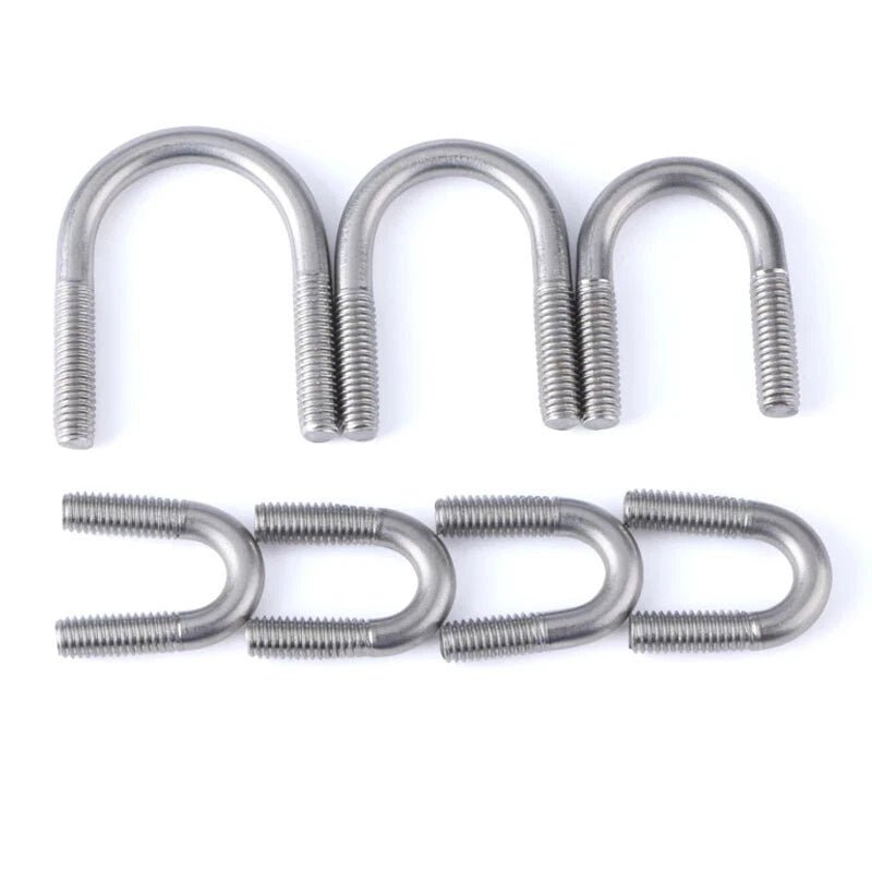 304 Stainless Steel U - Bolts for Round Pipe — M6 M8 M10 M12, 14mm–328mm - HomeDIYer