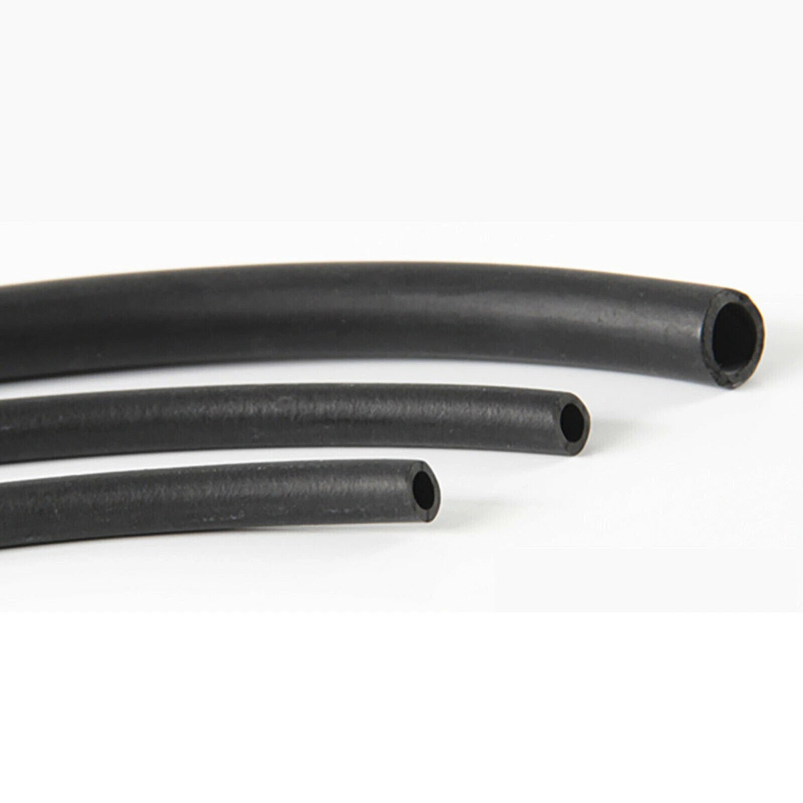 Viton Fluorine Rubber Fuel Hose — Black Fuel Line Tube ID 2–32mm, Petrol Oil Engine Pipe