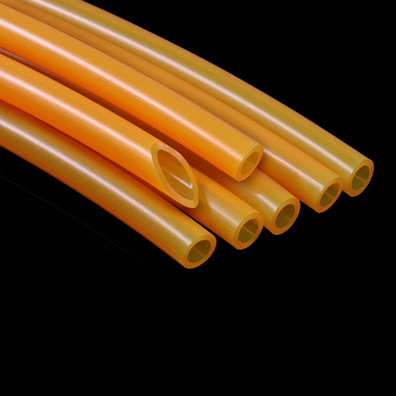 Orange Food Grade Silicone Tube – Flexible Hose Pipe for Beer, Milk & Liquid Transfer