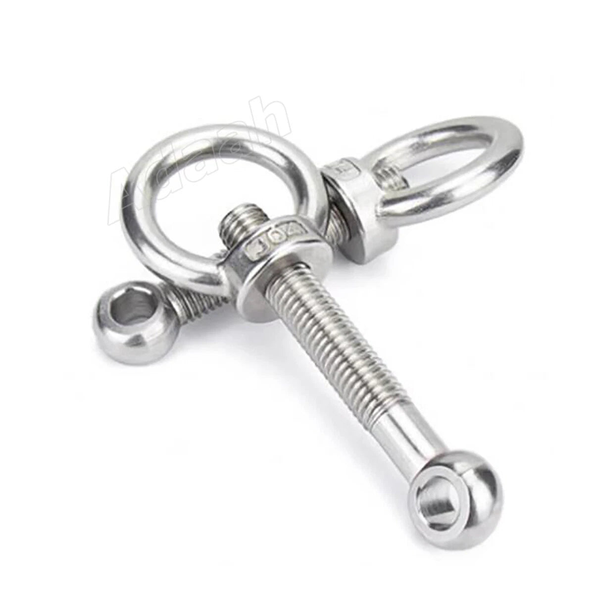 A2 Stainless Steel Lifting Eye Bolts with Ring Eye Nut M5,6,8,10,12,16,18,20,24