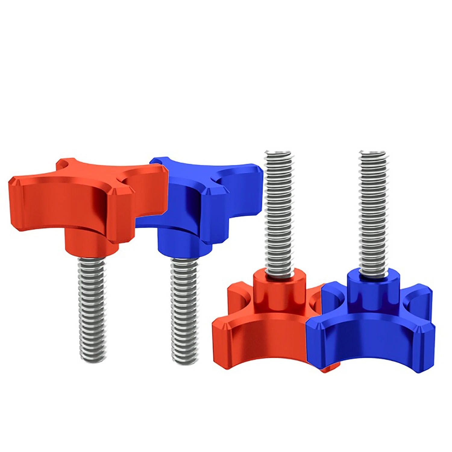 M8 M10 Star Hand Knob Screws Bolt Aluminum Thumb Handle Clamping Machine Bolts