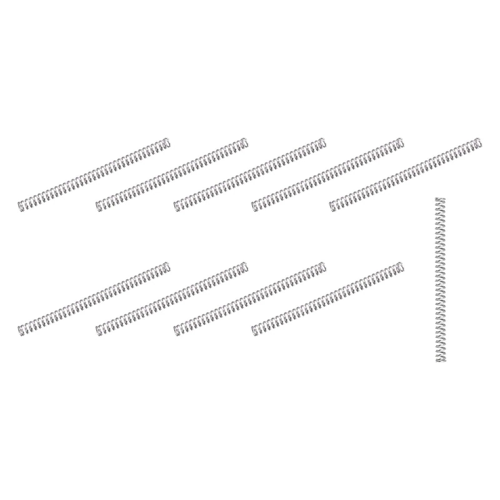 10Pcs 0.15mm WireDia 304 Stainles Steel Compression Spring Pressure Small Spring
