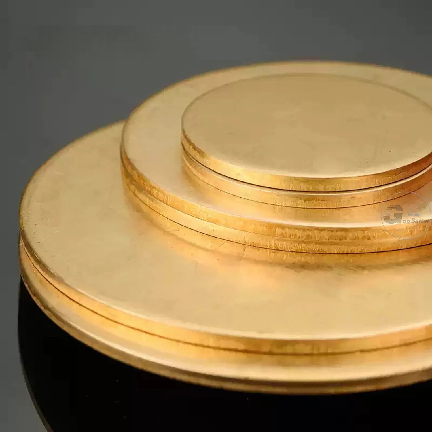 H62 Brass Solids Discs Blanks Metal Round Sheets OD10mm to 200mm Thick 5mm 6mm