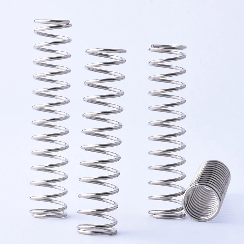 Stainless Steel Compression Spring 1.2/1.4mm Wire Diameter Pressure Small 10pcs