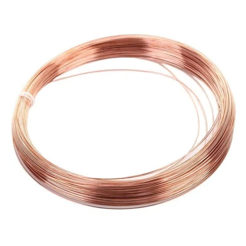 Pure Copper Wire Solid Bare Round 0.2mm - 5.5mm Jewelry Making Craft Uncoated