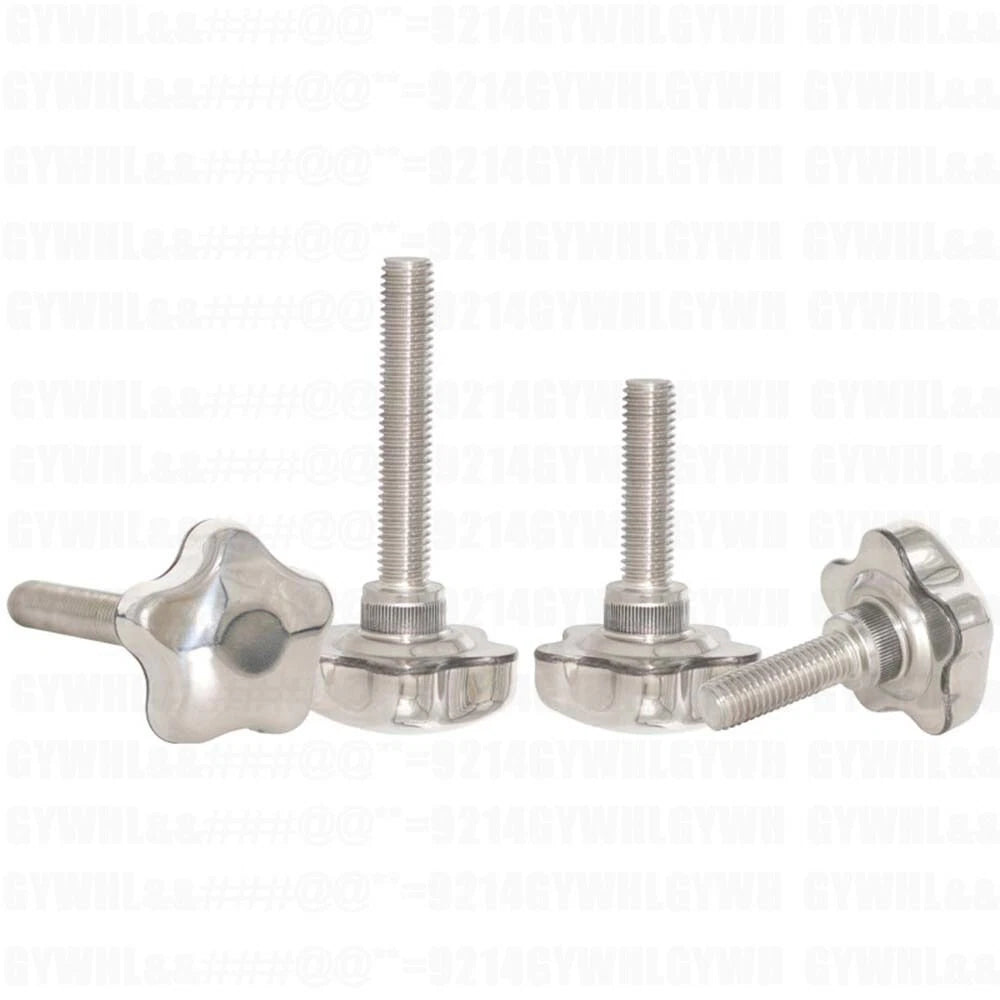 Thread Star Knobs Clamping Knob Grip Stainless Knurled Thumb Handle Knobs Screws