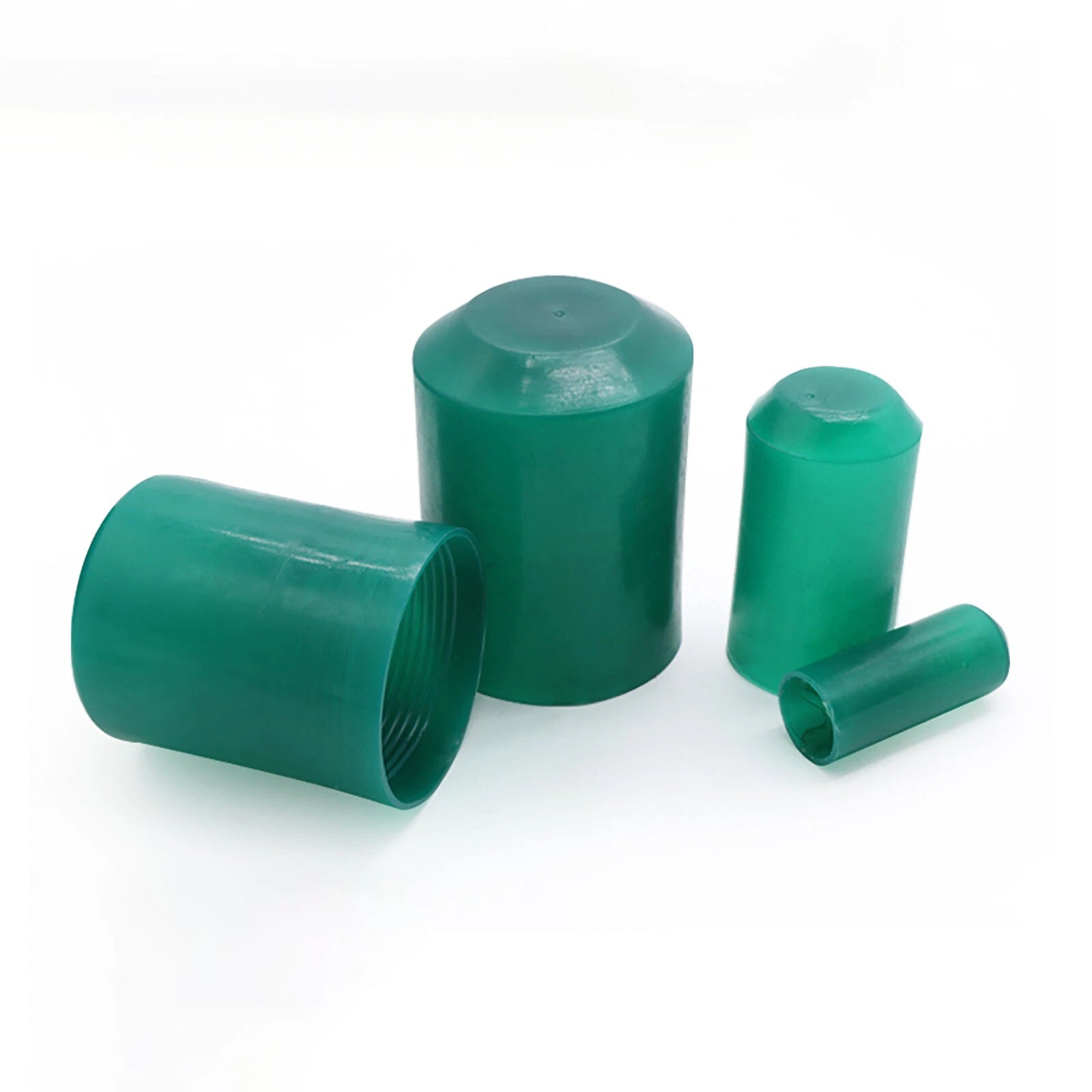 Adhesive Glue Lined Heat Shrink End Caps — 8mm to 85mm, Black / Red / Green