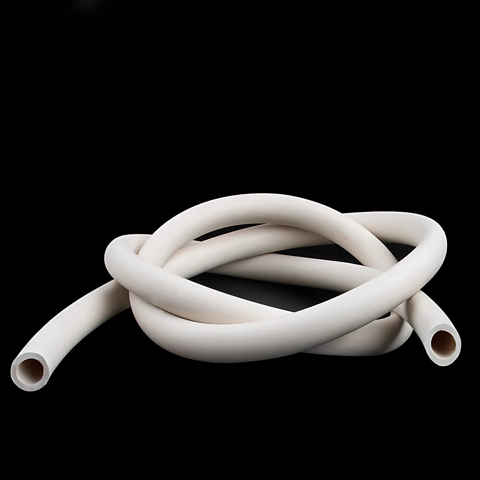 White Rubber Vacuum Tube – Flexible Laboratory Hose Pipe for Water, Gas & Oil (ID 2–25mm)
