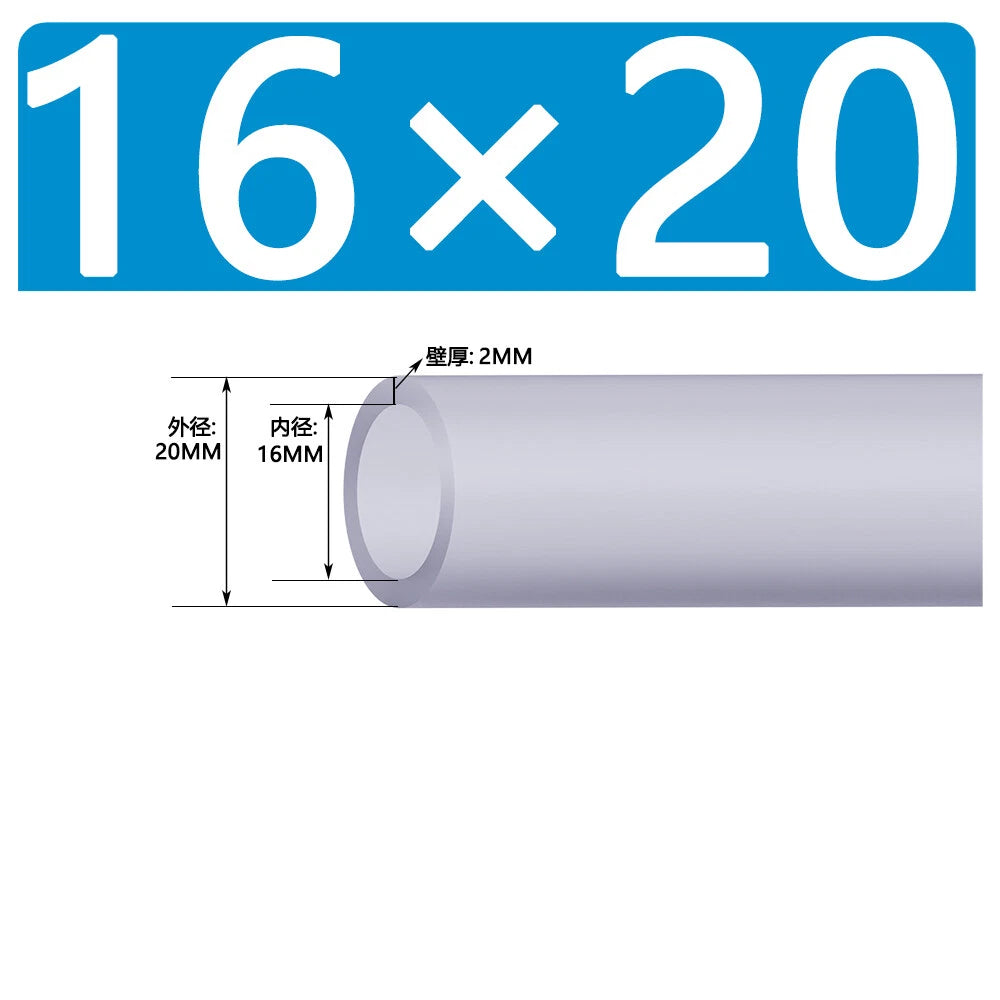 Food Grade Clear Silicone Tube Beer Milk Hose Pipe Soft Rubber ID 0.5mm - 38mm
