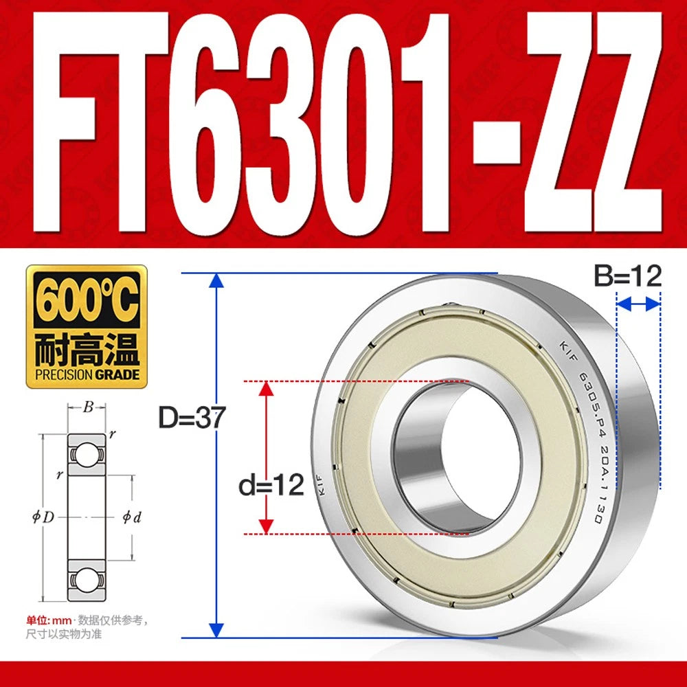 Deep Groove Ball Bearing Bearings Inner-Ø 10/12/15/17/20/25/30/35mm Various Size