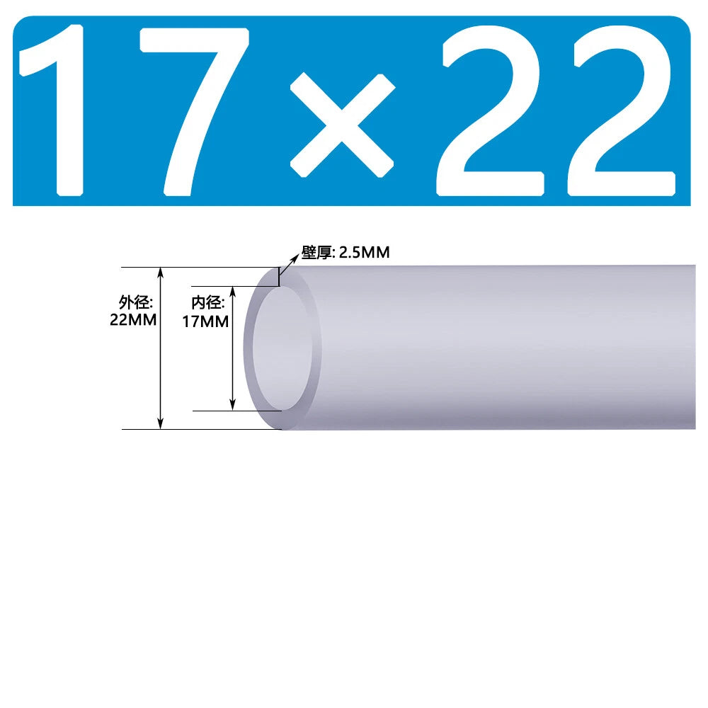 Food Grade Clear Silicone Tube Beer Milk Hose Pipe Soft Rubber ID 0.5mm - 38mm