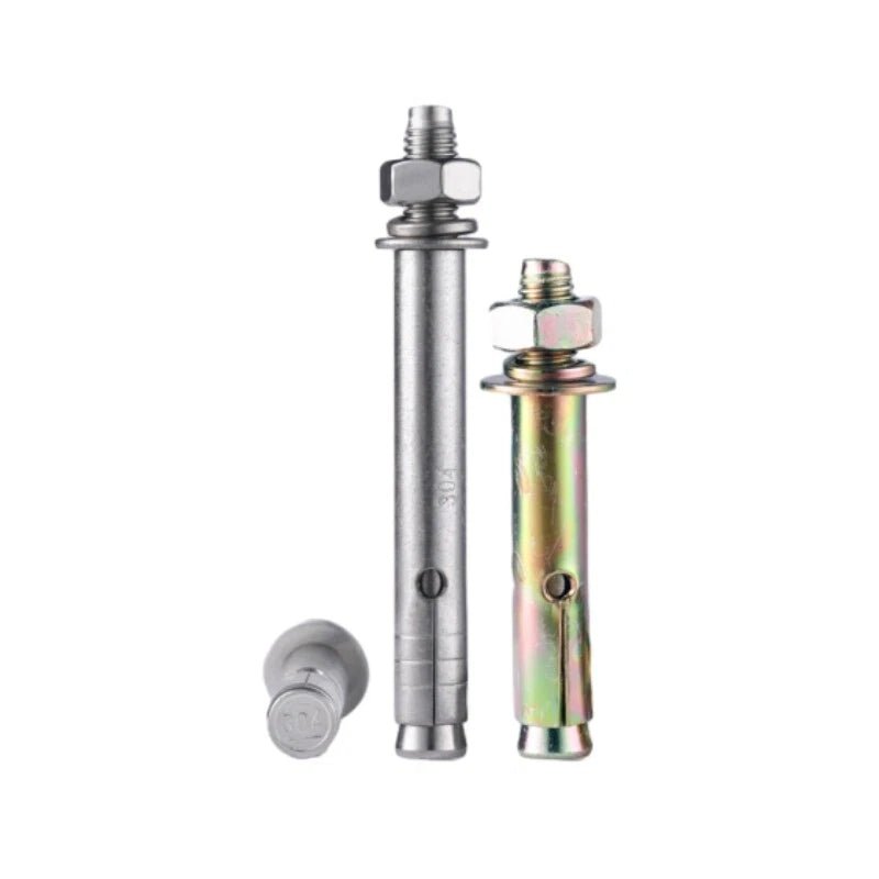 Hex Nut Expansion Sleeve Anchor Bolts — M6 to M20, Galvanized & Stainless Steel - HomeDIYer