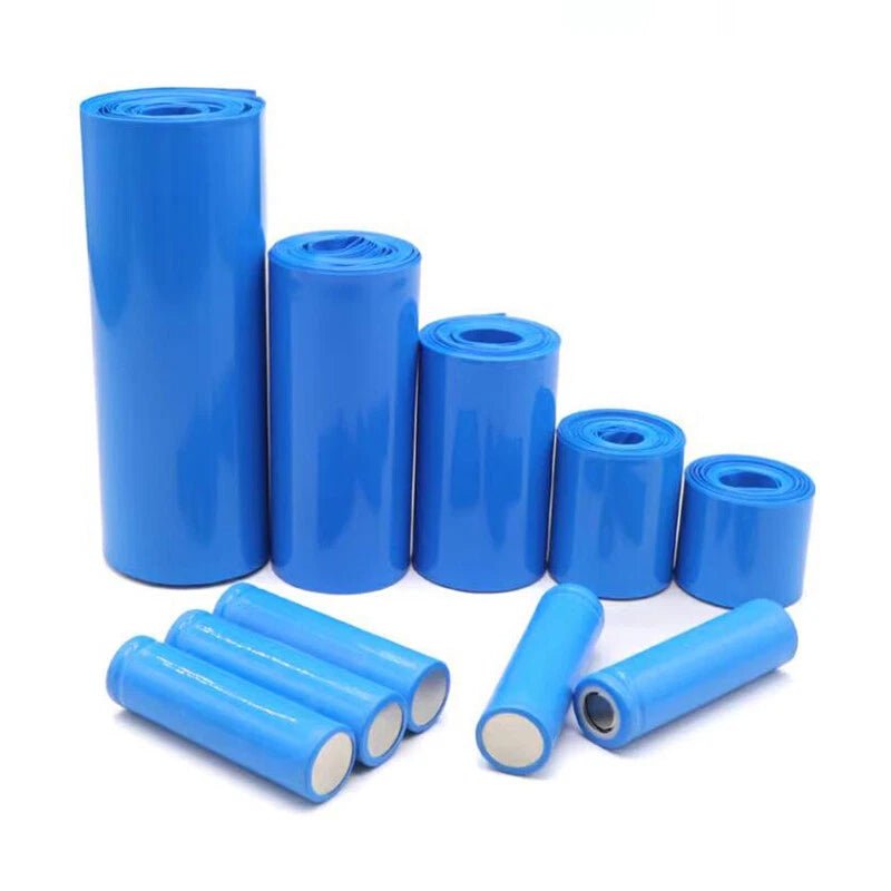Heat Shrink PVC Battery Wrap Sleeves — 43mm to 66mm, 15 Colors - HomeDIYer