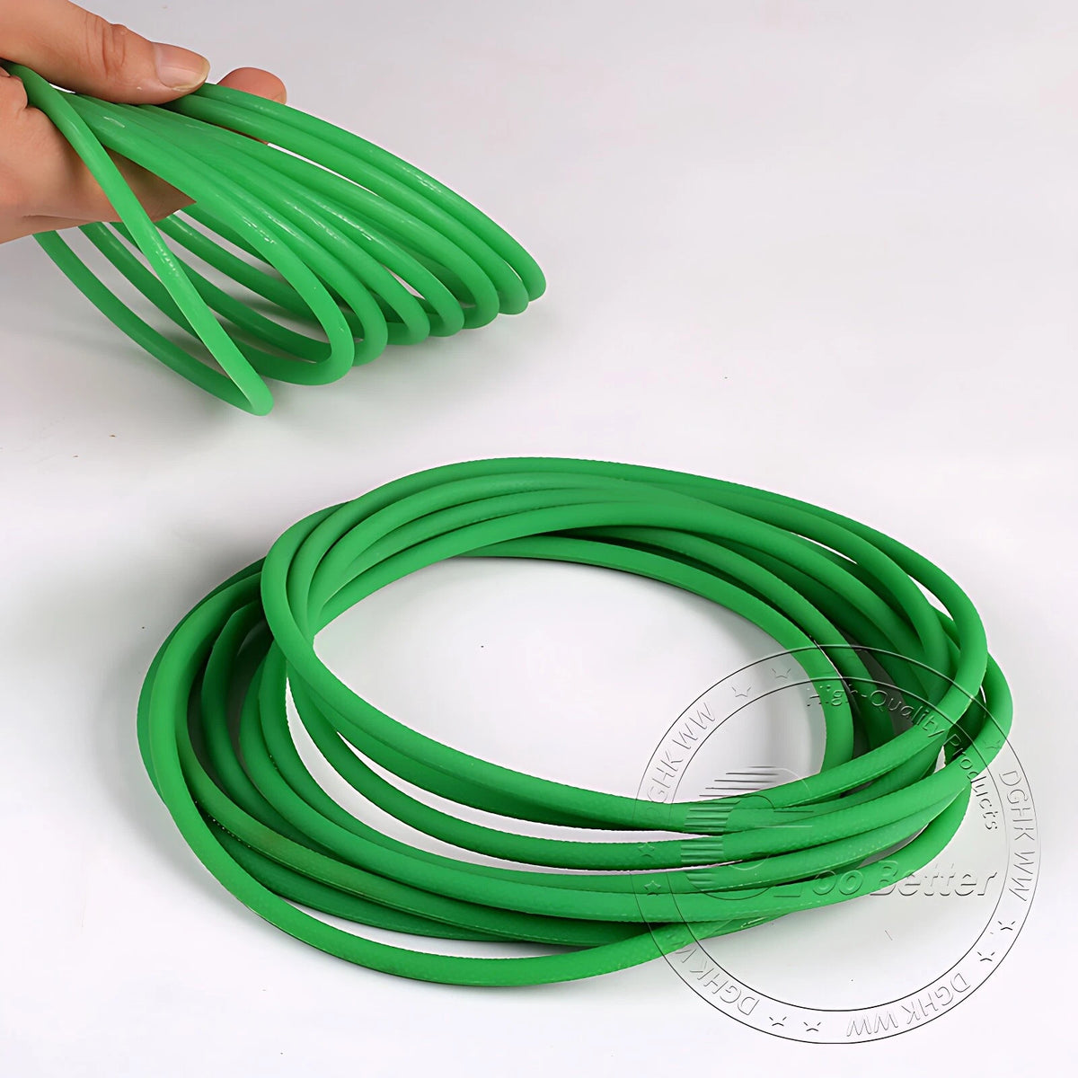 PU Solid Round Belt Polyurethane Close Loop Drive Belting Wire Dia 2-10mm O Ring