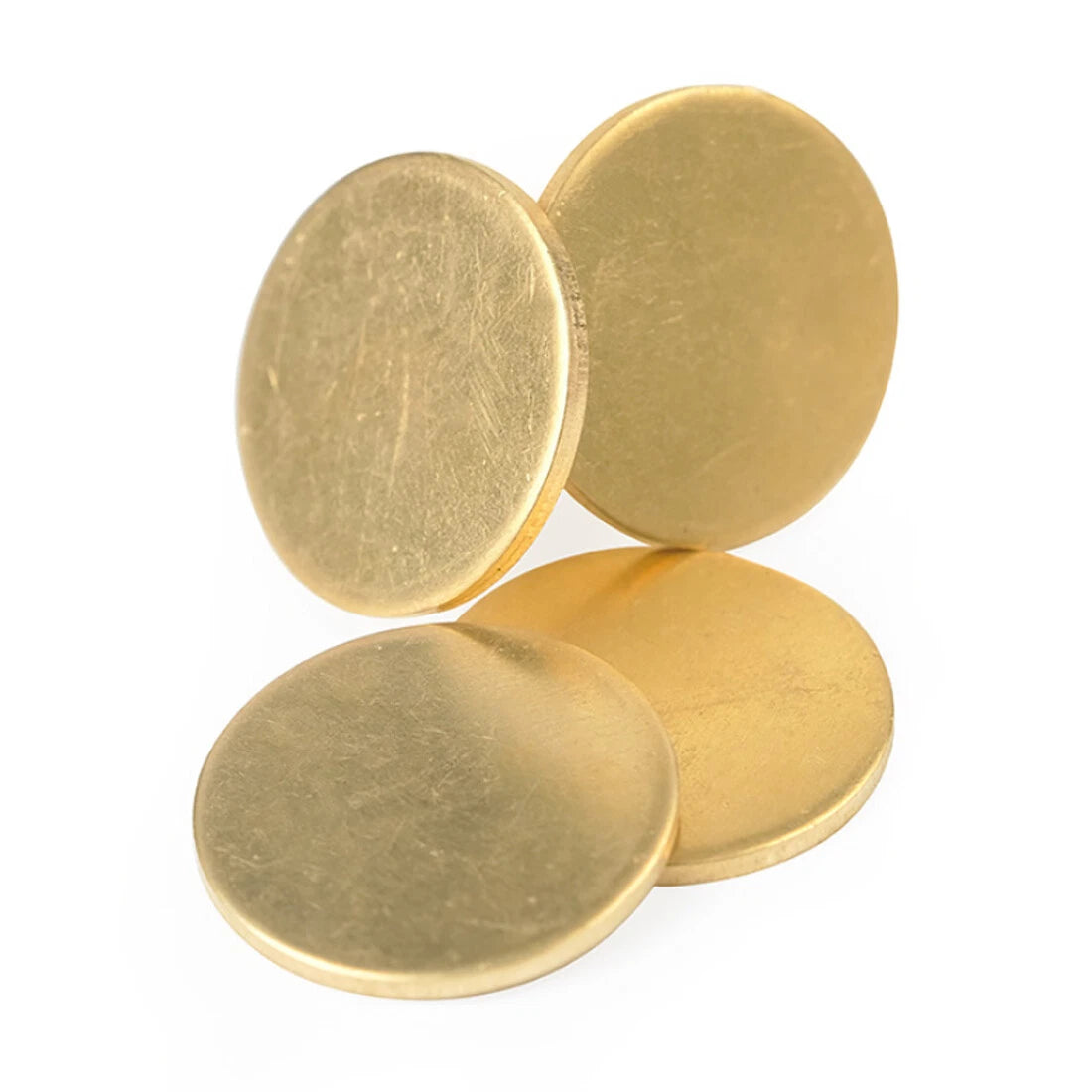 H62 Solids Brass Discs Blanks Metal Round Sheets OD 10-300mm Thick 0.3/0.5mm~4mm