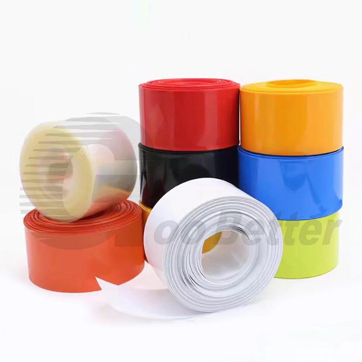 PVC Heat Shrink Tubing for RC Battery Packs — 55mm to 103mm, Multiple Colors - HomeDIYer