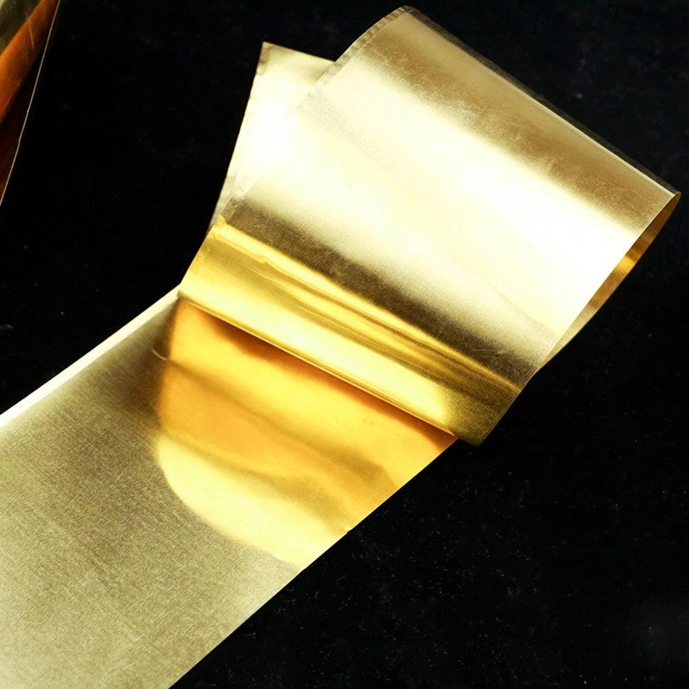 Ultra-Thin Brass Sheet Roll Foil Strip Band 0.02-1mm Thick 100/200/300mm Width