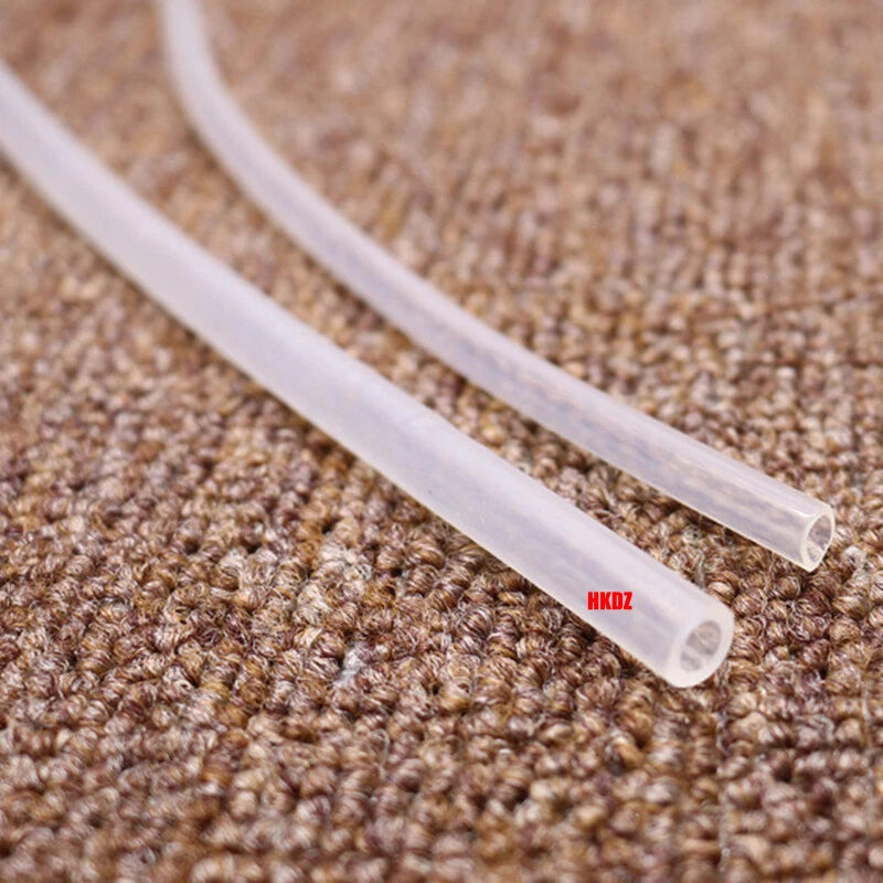 Clear Food Grade Silicone Tubing — Flexible Vacuum & Beer Hose, Multiple Sizes