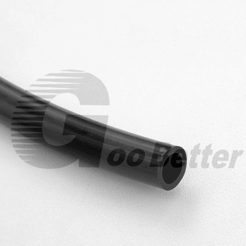 Black Food Grade Silicone Tube Hose Vacuum Tubing Pipe Soft Rubber ID 0.5-25mm