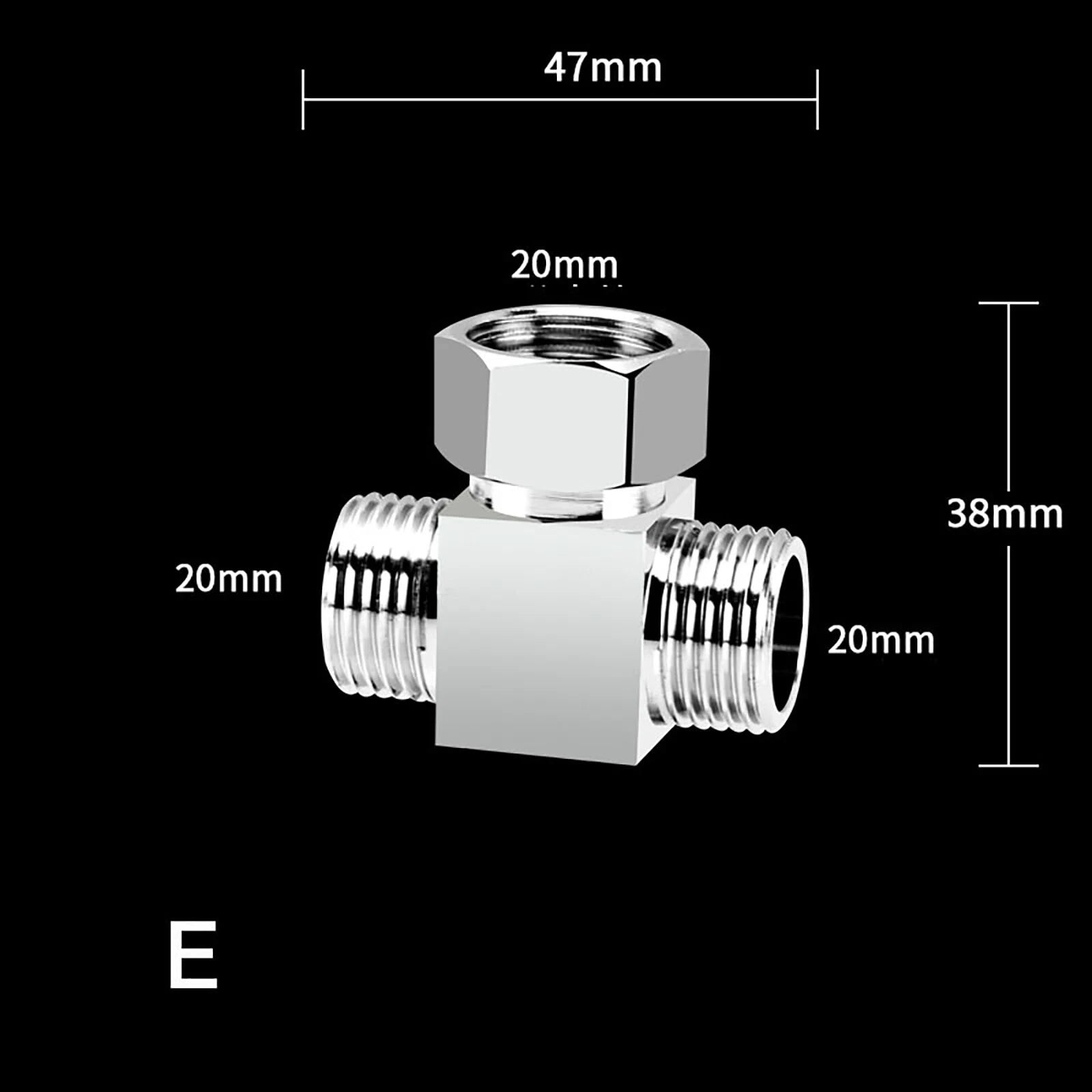 1/2" BSP Brass Pipe Fittings — T Piece, Elbow, Y Piece & Cross Connector
