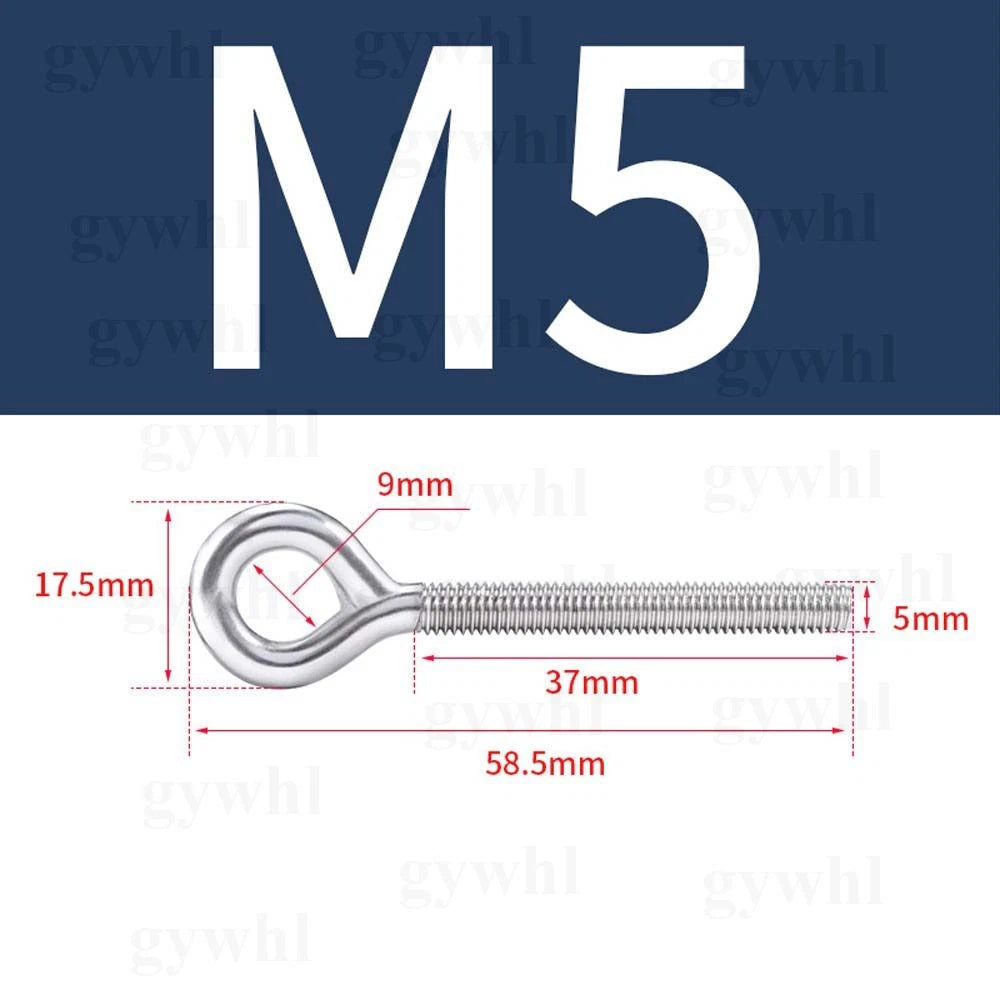 Stainless Steel Eye Bolts M4–M24 | A2 Forged Metric Lifting Ring Screws