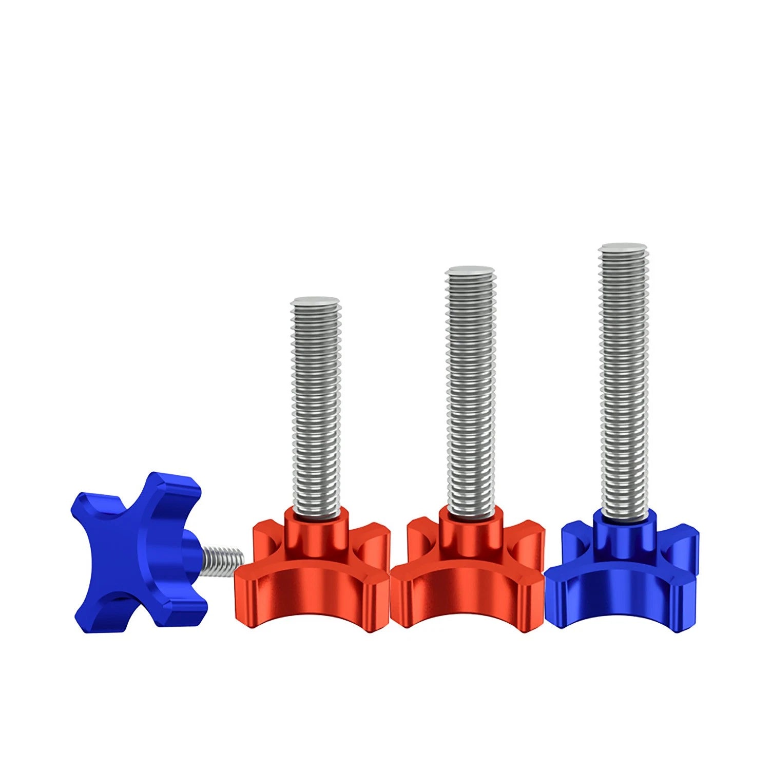 M8 M10 Star Hand Knob Screws Bolt Aluminum Thumb Handle Clamping Machine Bolts