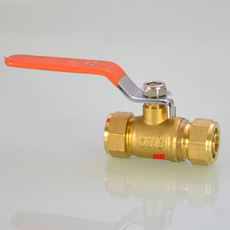 Push-Fit Tube Fittings for 12mm & 16mm Pipe — Straight, Elbow, Tee, Ball Valve, 1/2" & 3/4" NPT
