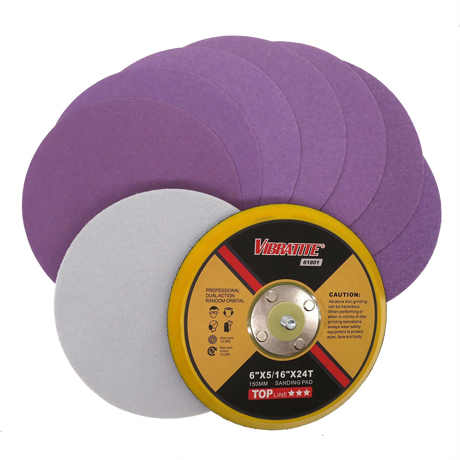 Wet & Dry Sanding Discs 25mm-150mm Sandpaper Hook and Loop Pads 60-10000 Grit