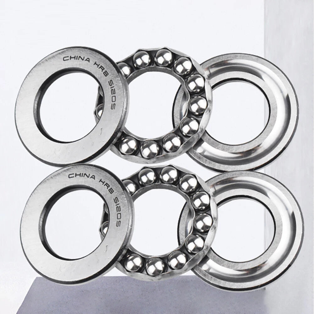 Single Direction 51100 ~ 51311 Axial Thrust Ball Bearings, Hole Dia. 10 ~ 140mm