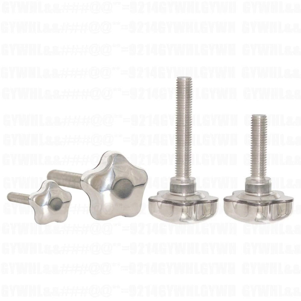 Thread Star Knobs Clamping Knob Grip Stainless Knurled Thumb Handle Knobs Screws