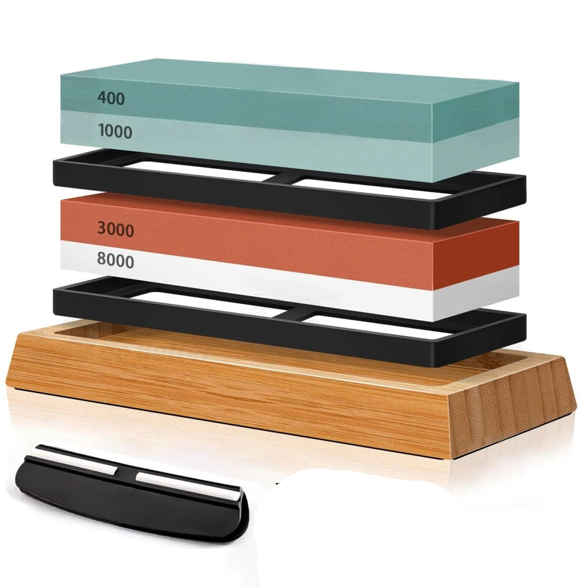 Premium Whetstone Cut knife Sharpener Whet Stone Set 1000/6000 3000/8000 Grit - HomeDIYer