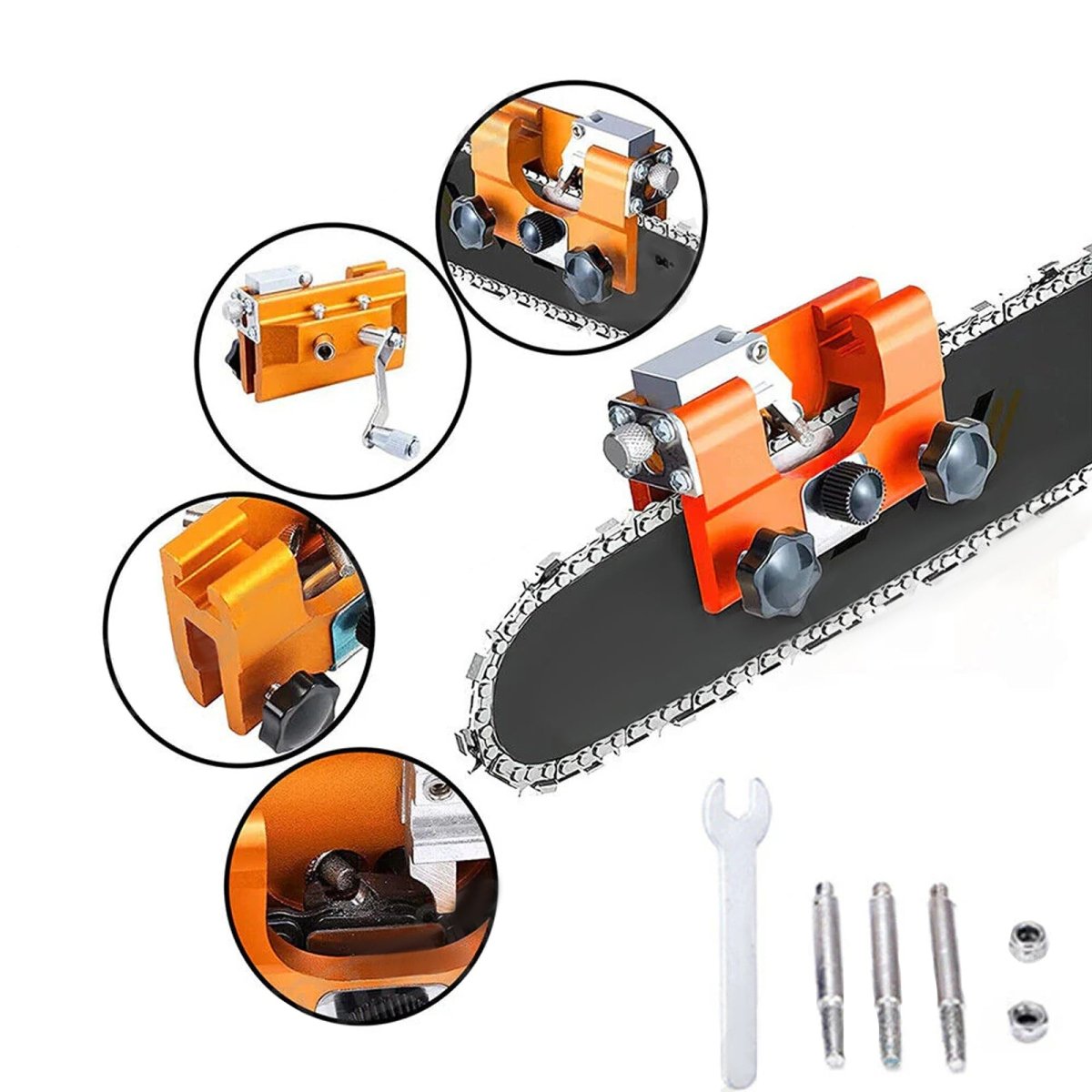 ProEdge Chainsaw Chain Sharpener – Electric Chainsaw Blade Sharpening Tool - HomeDIYer