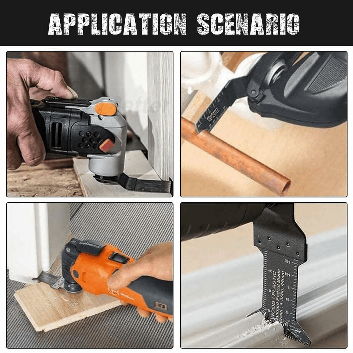 20x 34 - 44mm Oscillating Universal Multi Tool Blades Saw Blade Wood Metal Cutter - HomeDIYer