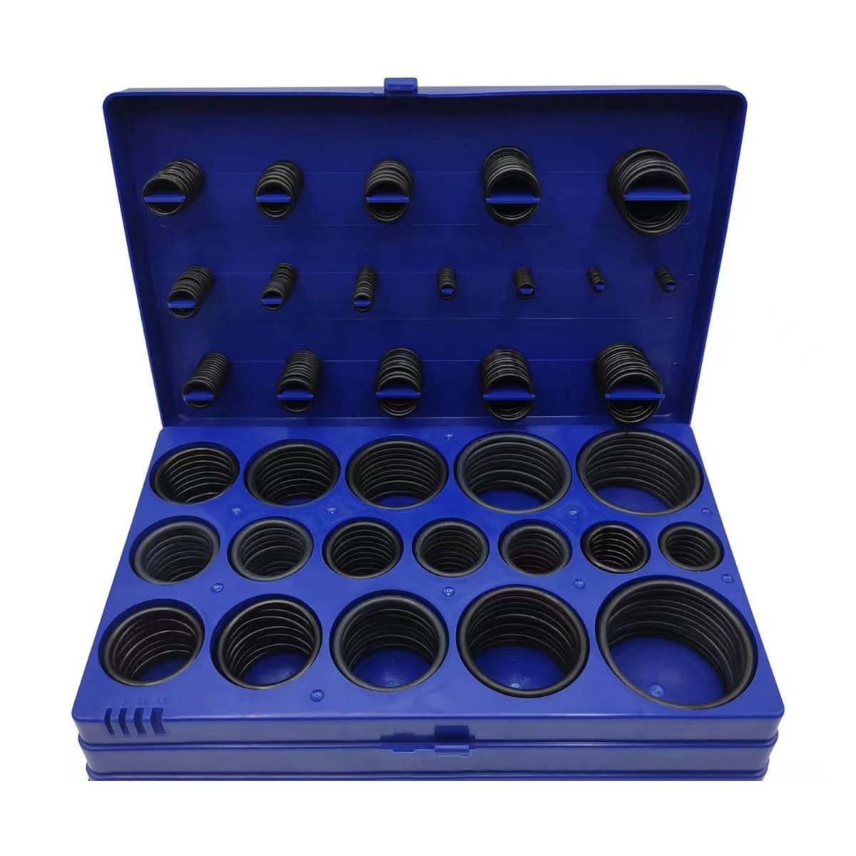 419 PCS Metric O Ring Assortment, 32 Universal Sizes NBR Buna - N Nitrile Rubber O Ring Kits, O Ring Gasket for Automotive, Plumbing & Faucet Repair (Blue) - HomeDIYer