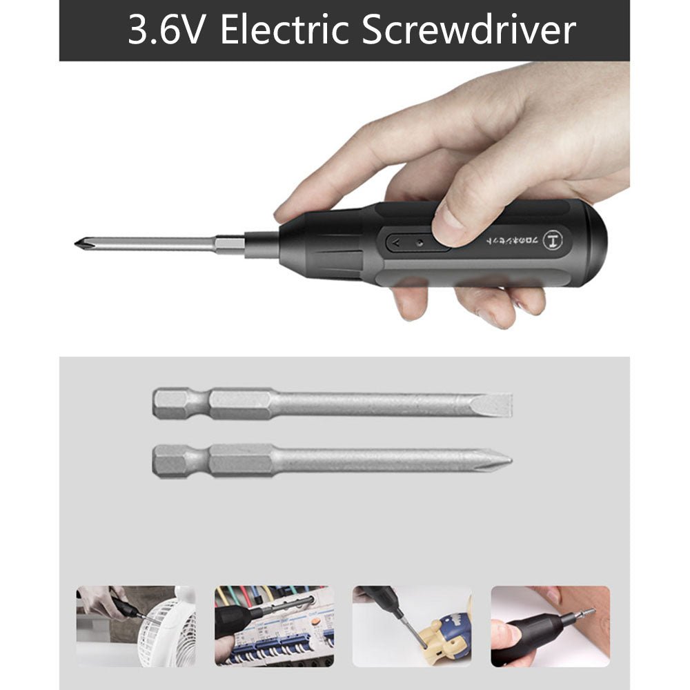 Mini Precision 66PC Electric Screwdriver Set Rechargeable 3.6V - HomeDIYer