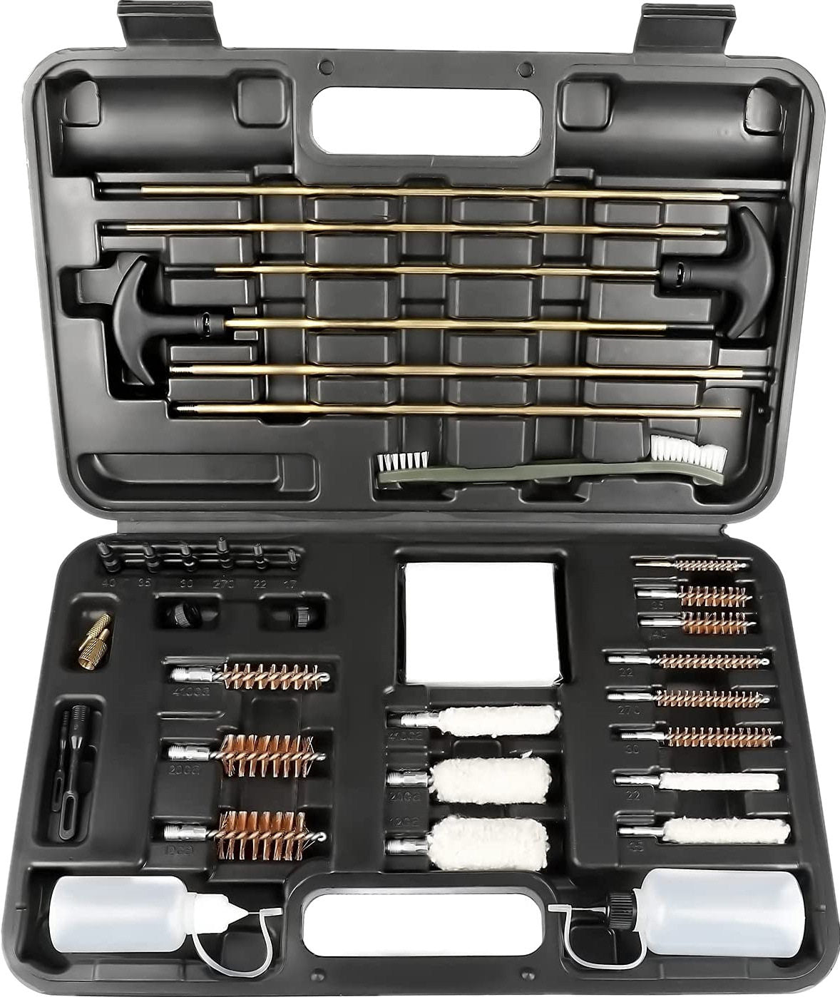 Gun Cleaning Kit Universal Gun Cleaner for Shotgun, Pistol, Rifle, All Guns with Lightweight Carrying Case
